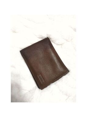 Men's Fossil Brown Leather Bifold Wallet One Size
